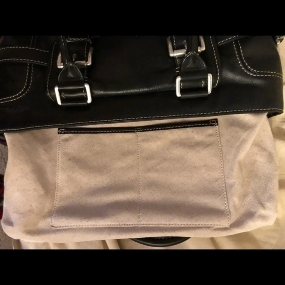 Michael Kors black Leather vintage purse bag